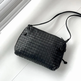 Bottega Veneta Nappa Intrecciato Nodini Bag - Grey Crossbody Bags, Handbags MR0204202572558
