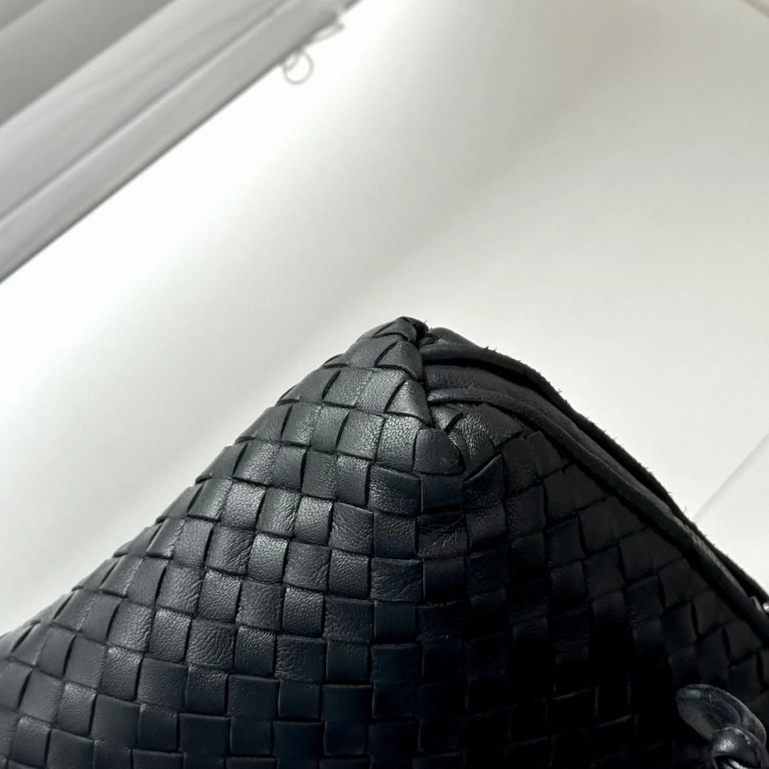Bottega Veneta Nappa Intrecciato Nodini Bag - Grey Crossbody Bags, Handbags MR0204202572558