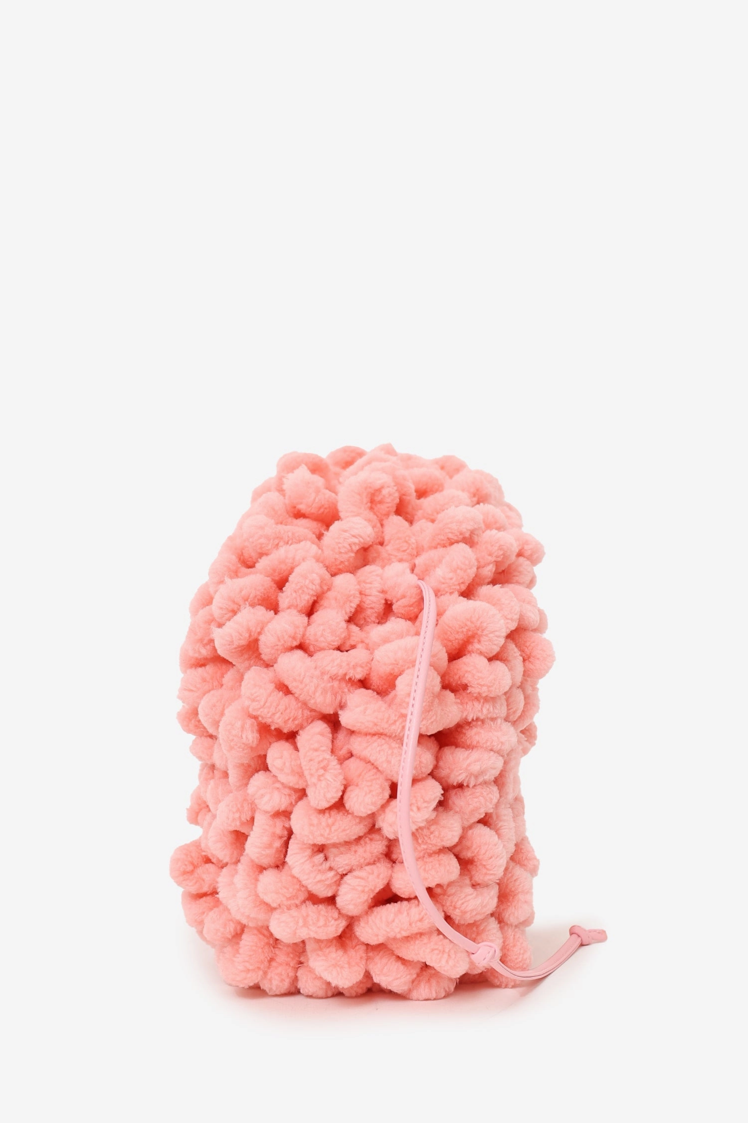 Bottega Veneta Pink Chenille Mini Pouch