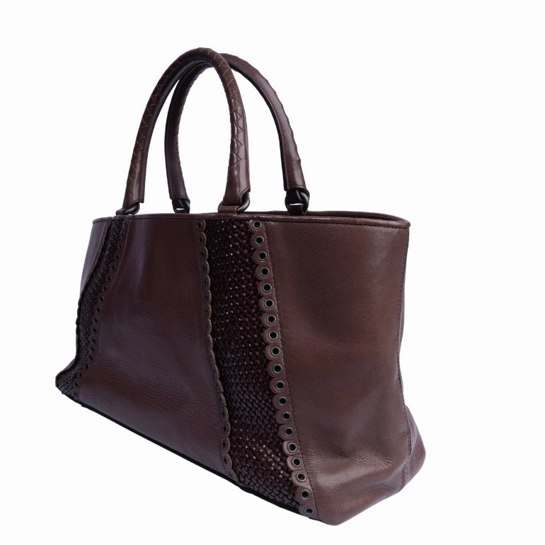 Bottega Veneta Rugiada Tote With Grommet Detail