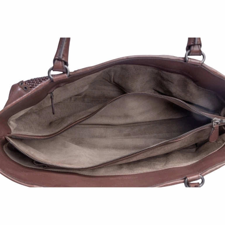 Bottega Veneta Rugiada Tote With Grommet Detail