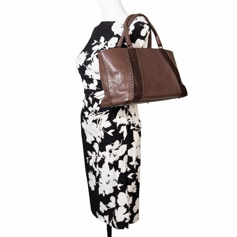 Bottega Veneta Rugiada Tote With Grommet Detail