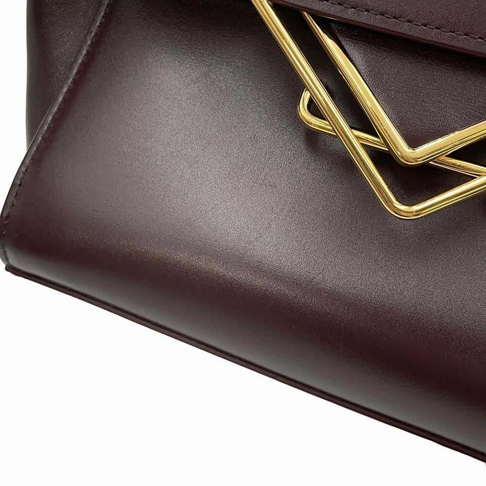 Bottega Veneta The Clip Shoulder Bag Grape652391 Leather
