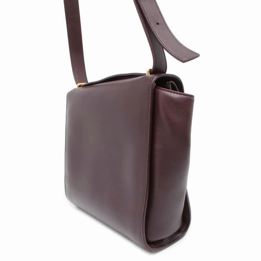 Bottega Veneta The Clip Shoulder Bag Grape652391 Leather