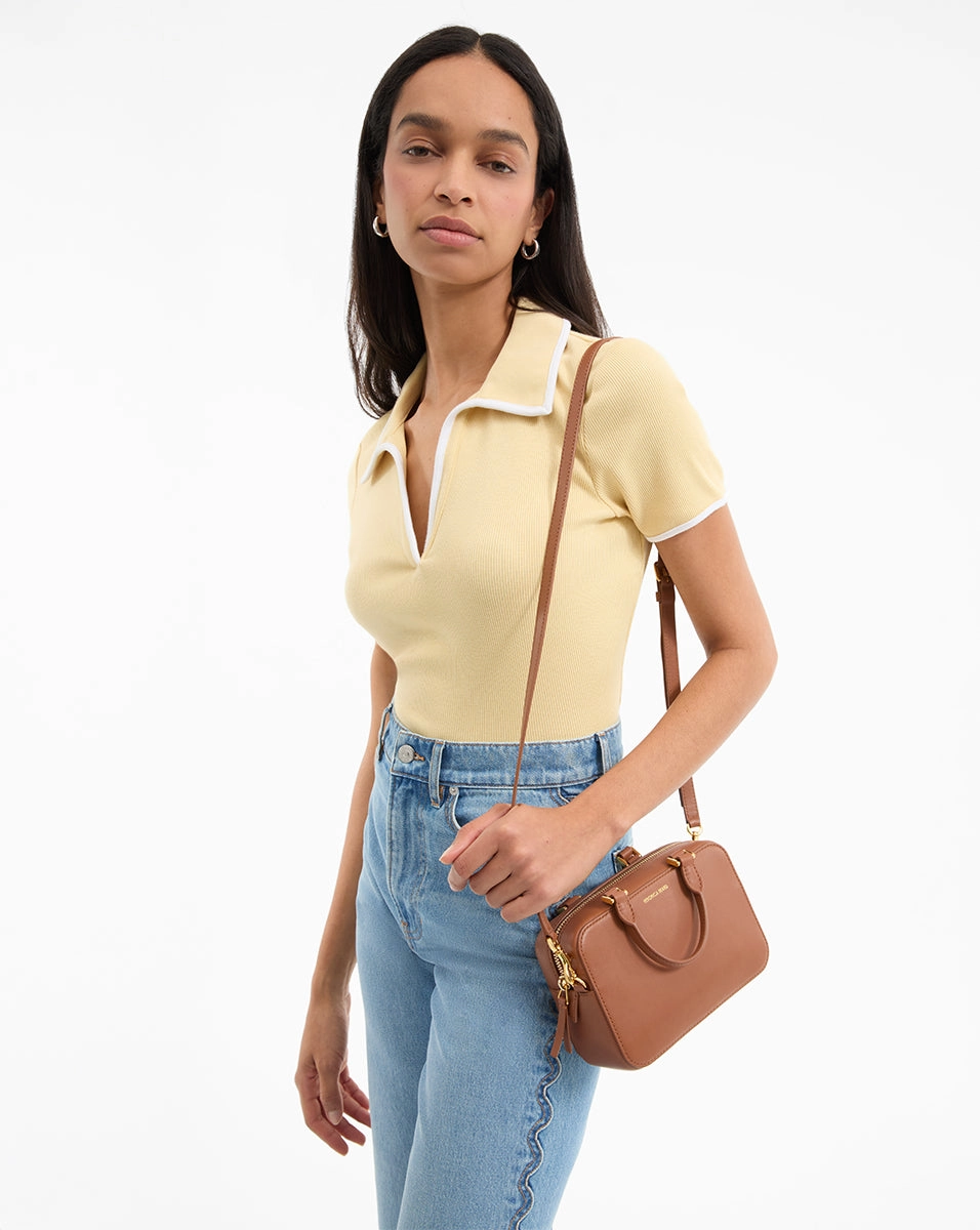 Boxy Top-Handle Bag