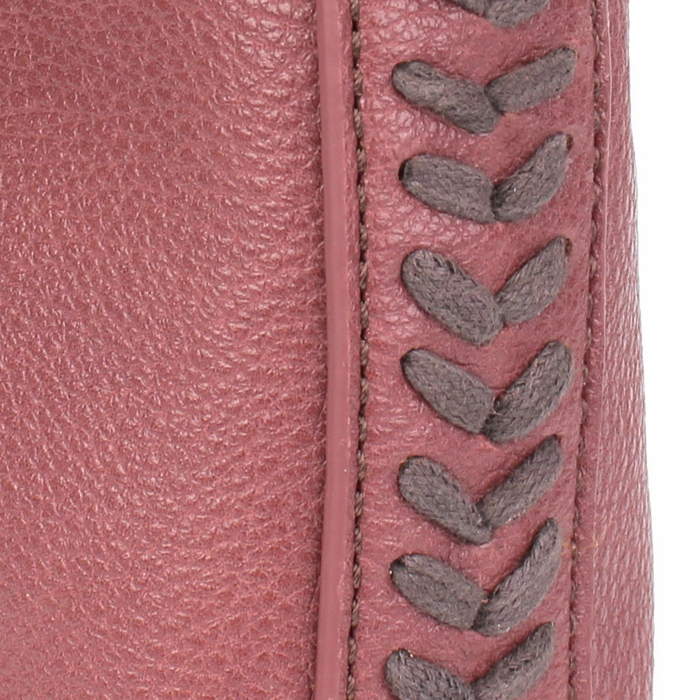 Braided Boho Crossbody - Berry