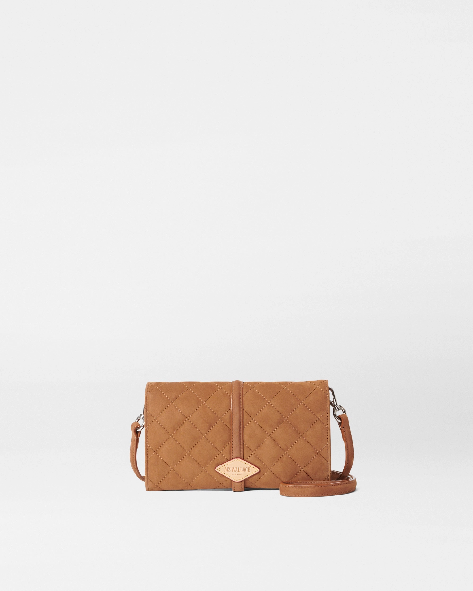 Brown Nubuck Astor Convertible Crossbody