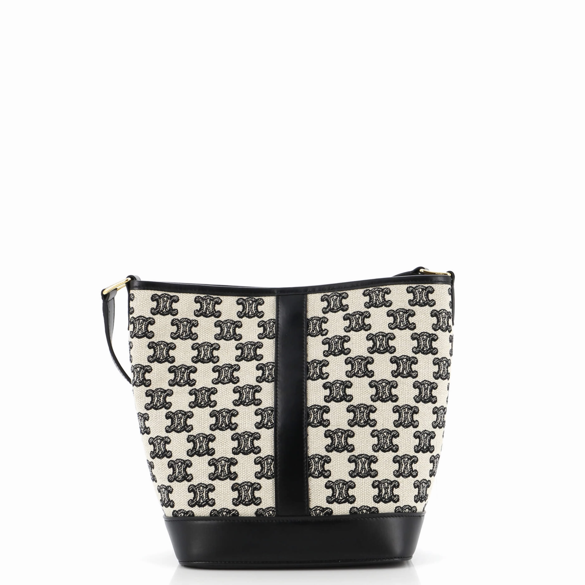 Bucket Shoulder Bag Triomphe Canvas Small