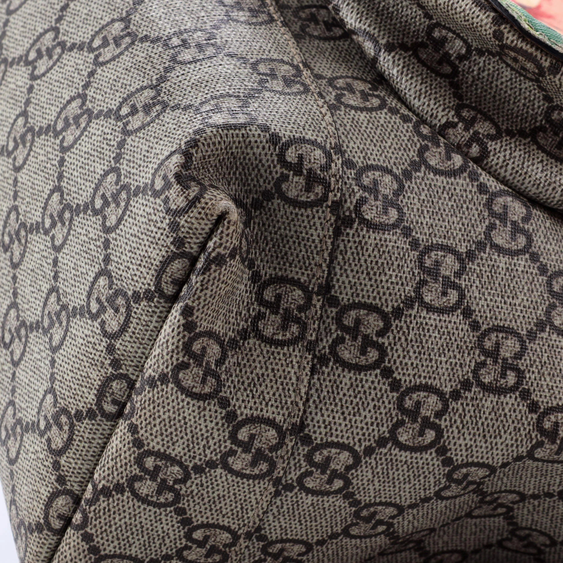 Buckle Backpack Blooms Print GG Coated Canvas Medium