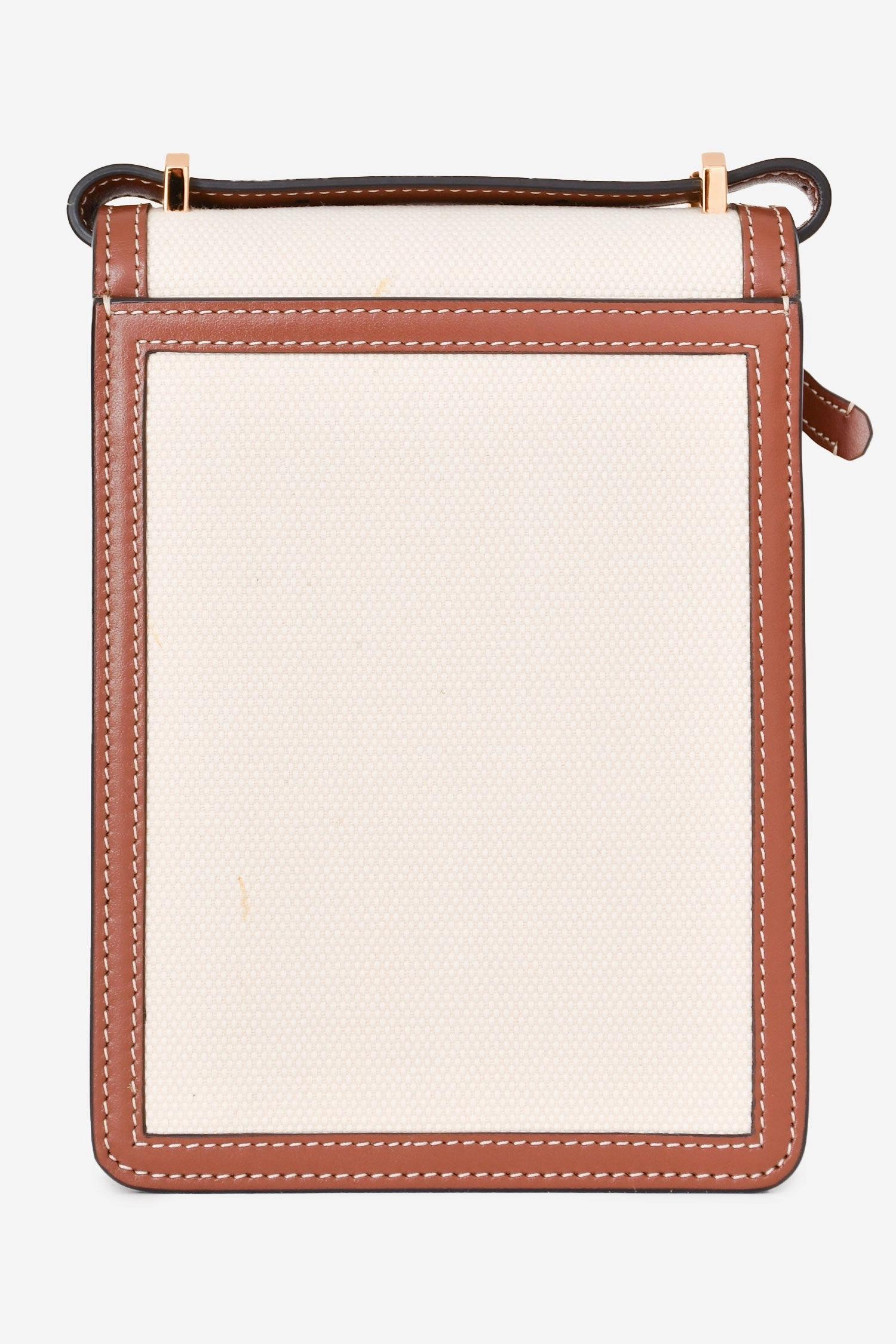 Burberry Beige/Brown Canvas/Leather TB Monogram Robin Crossbody Bag