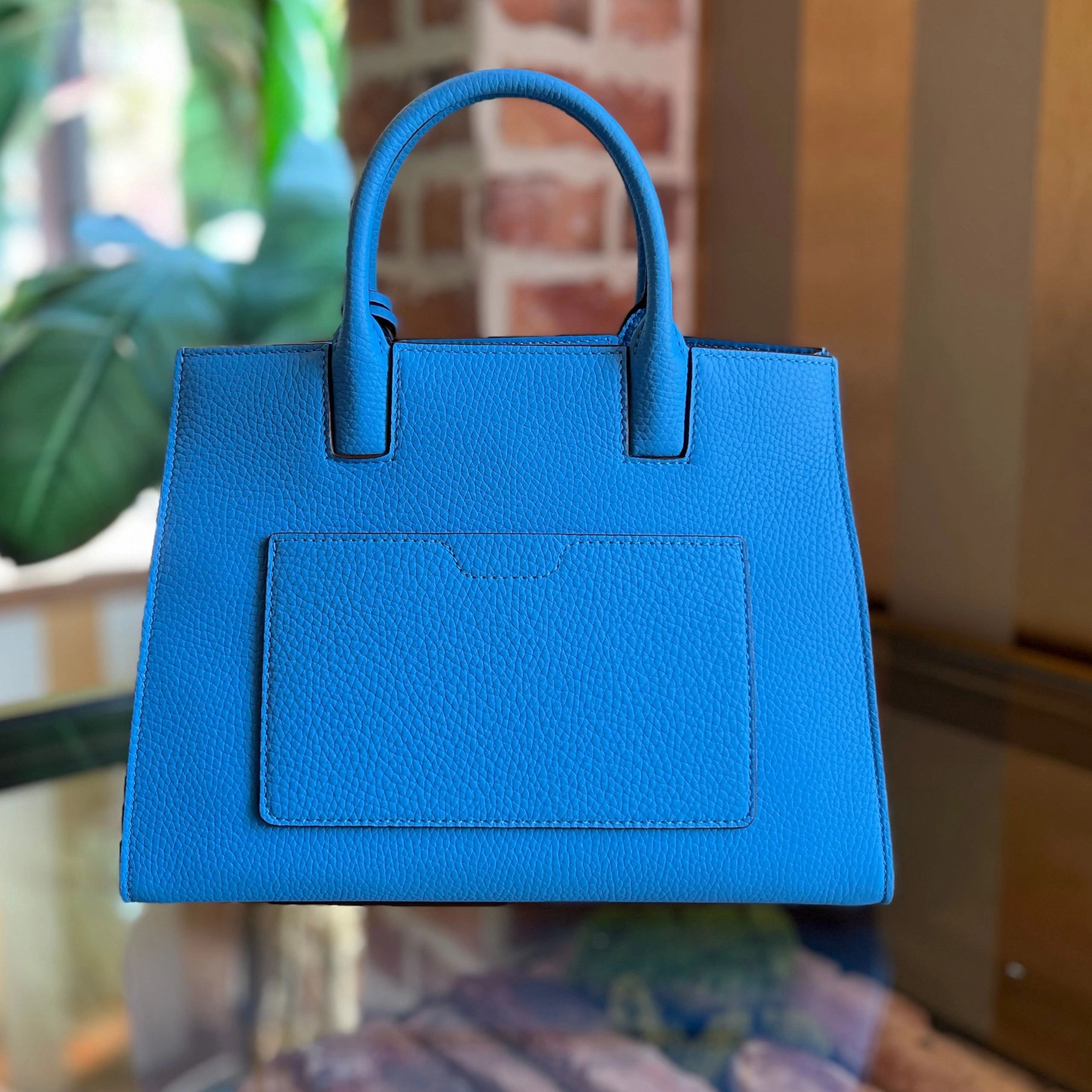 BURBERRY Frances Mini Grainy Calfskin Tote Bag