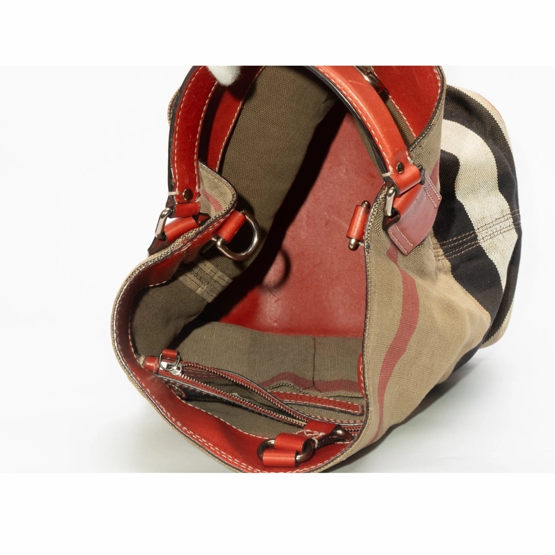 Burberry House Check Ashby Bag
