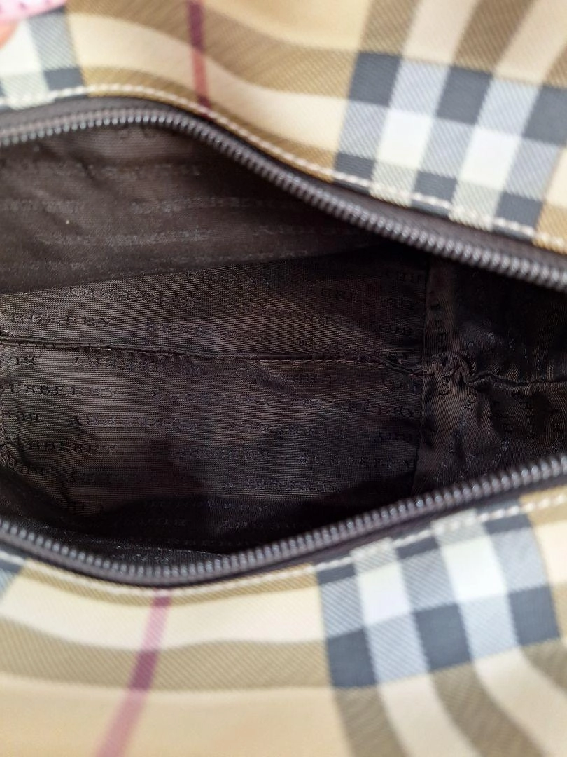 Burberry Iconic Checked Top Handle Bag
