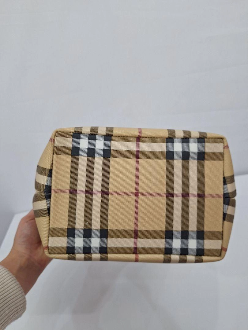 Burberry Iconic Checked Top Handle Bag