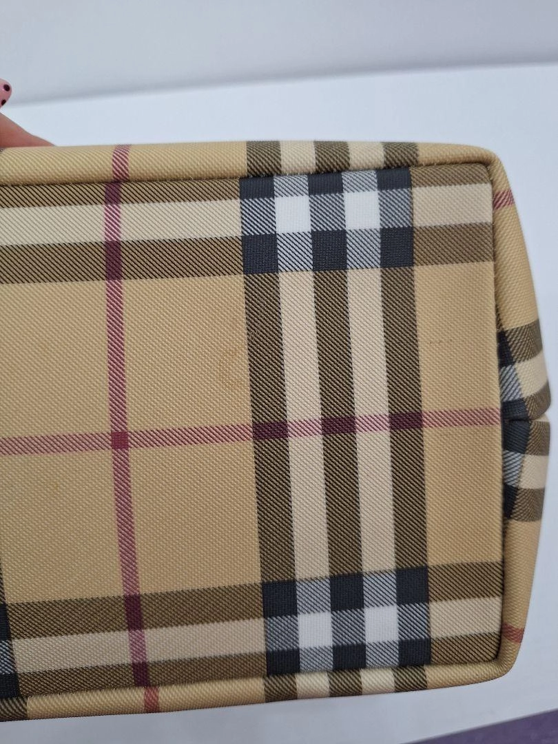 Burberry Iconic Checked Top Handle Bag