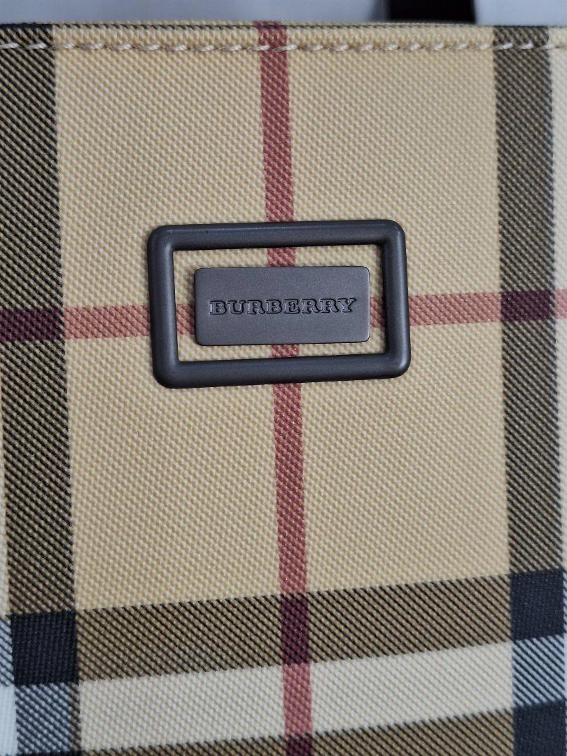 Burberry Iconic Checked Top Handle Bag