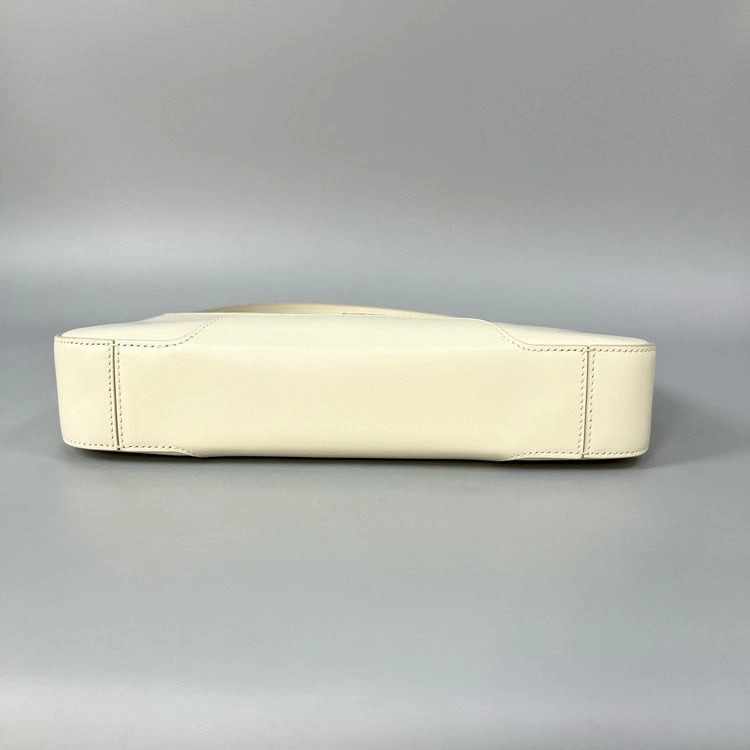 Burberry White Leather Shoulder Bag