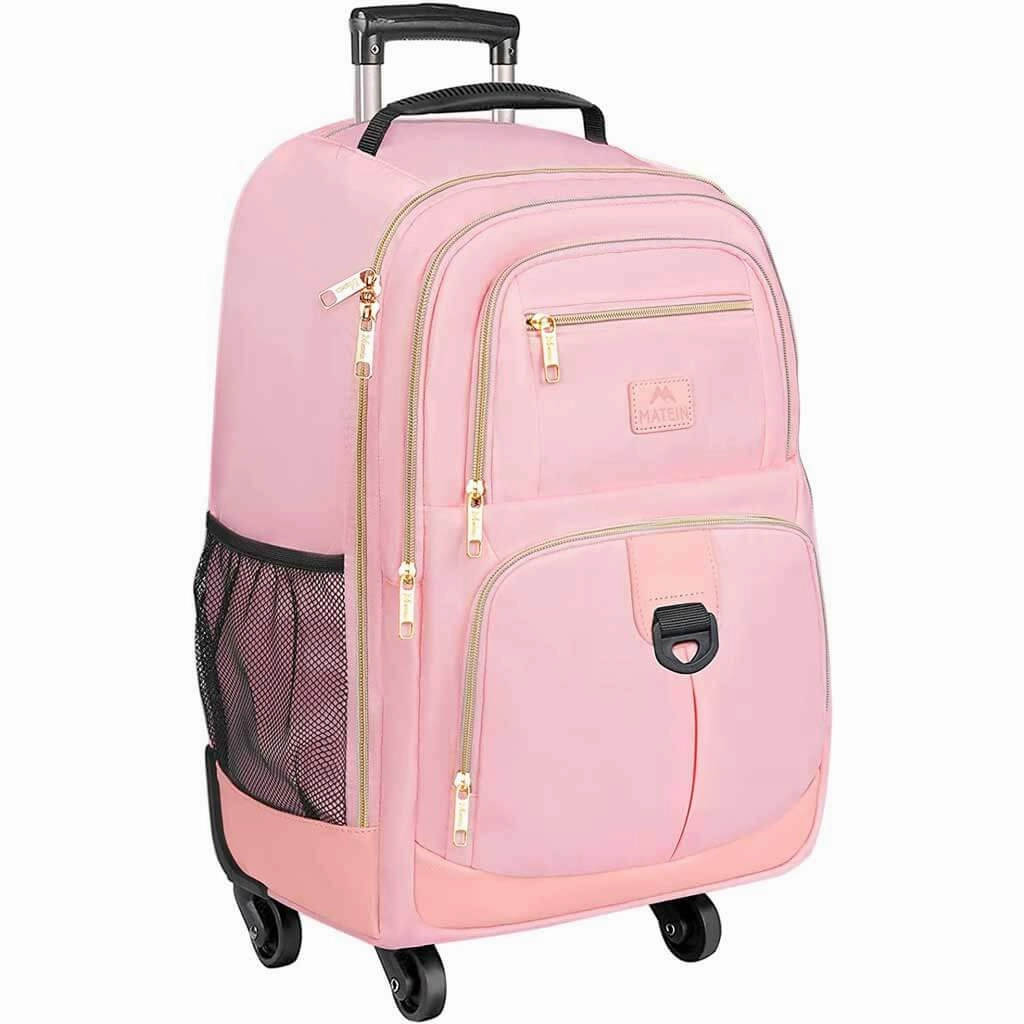 Business Luggage Rolling Backpack