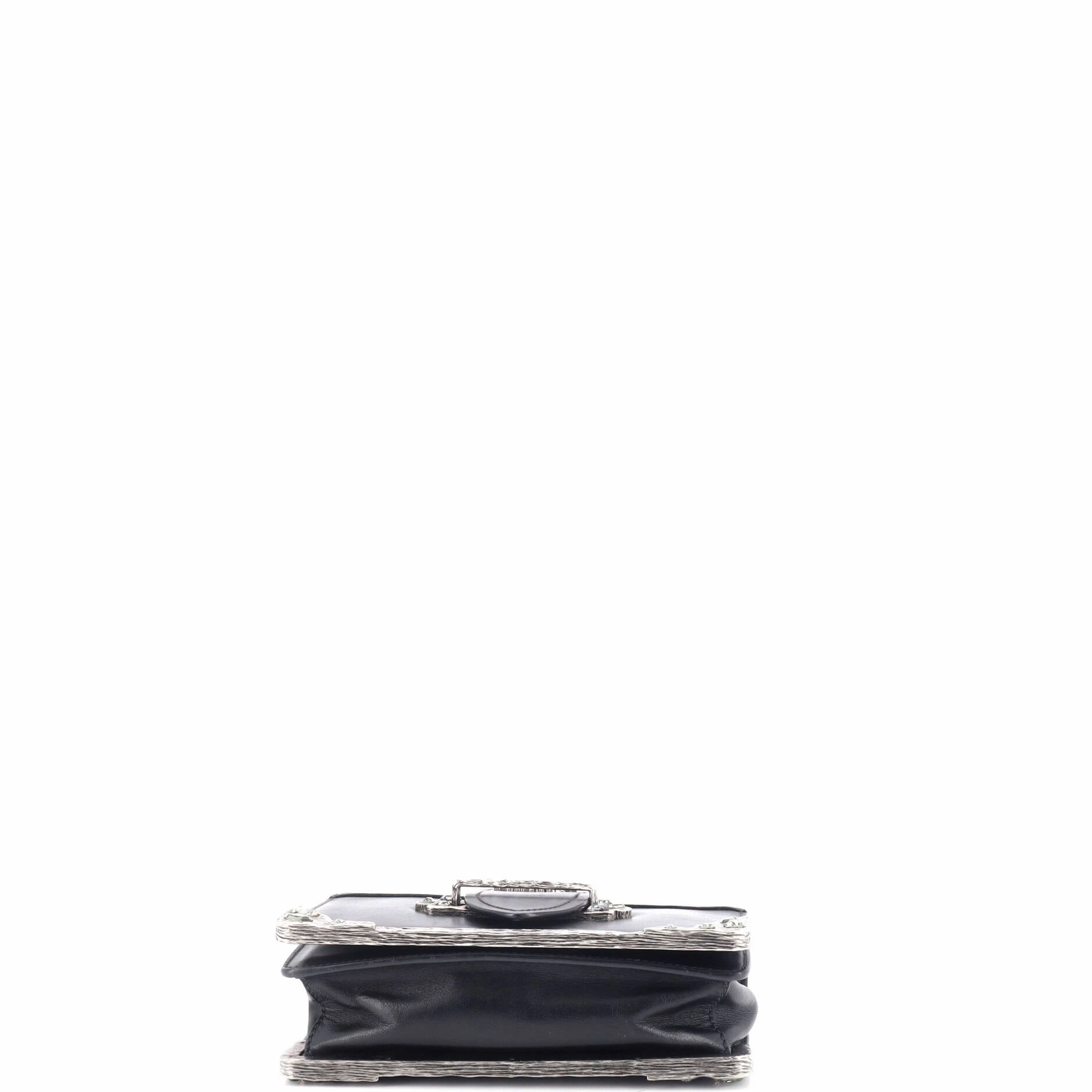 Cahier Chain Crossbody Bag City Calf and Saffiano Small