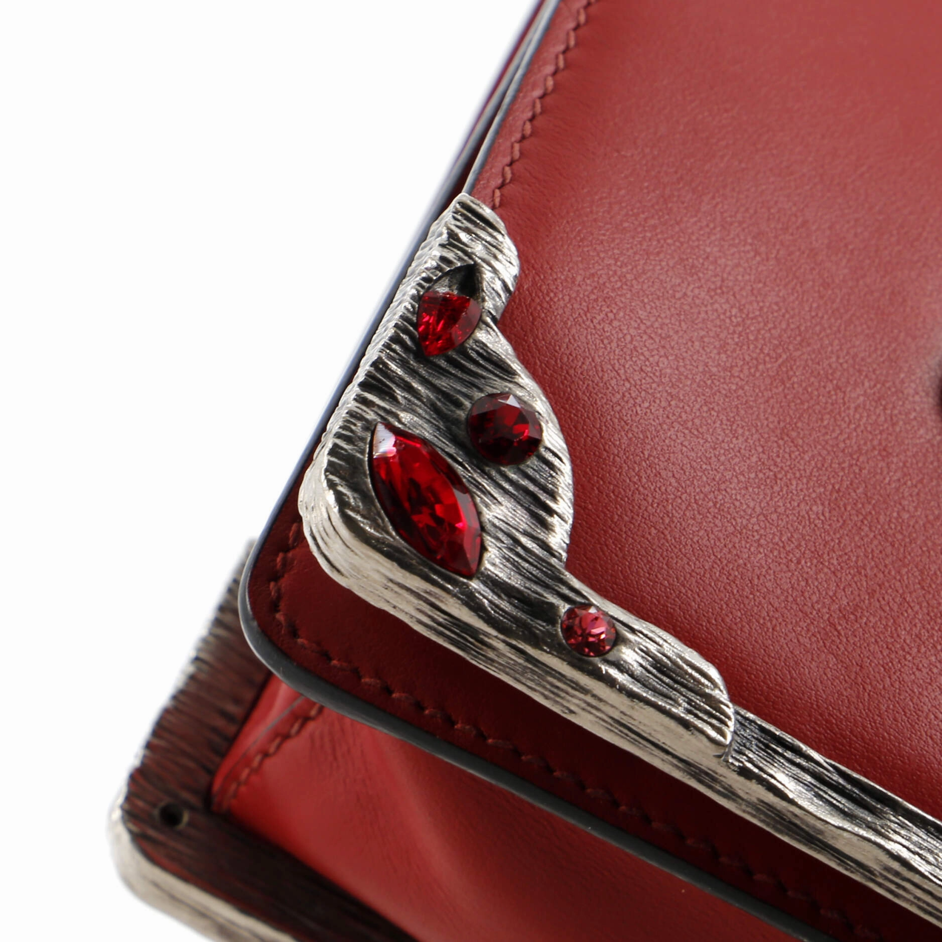 Cahier Chain Crossbody Bag City Calf and Saffiano Small