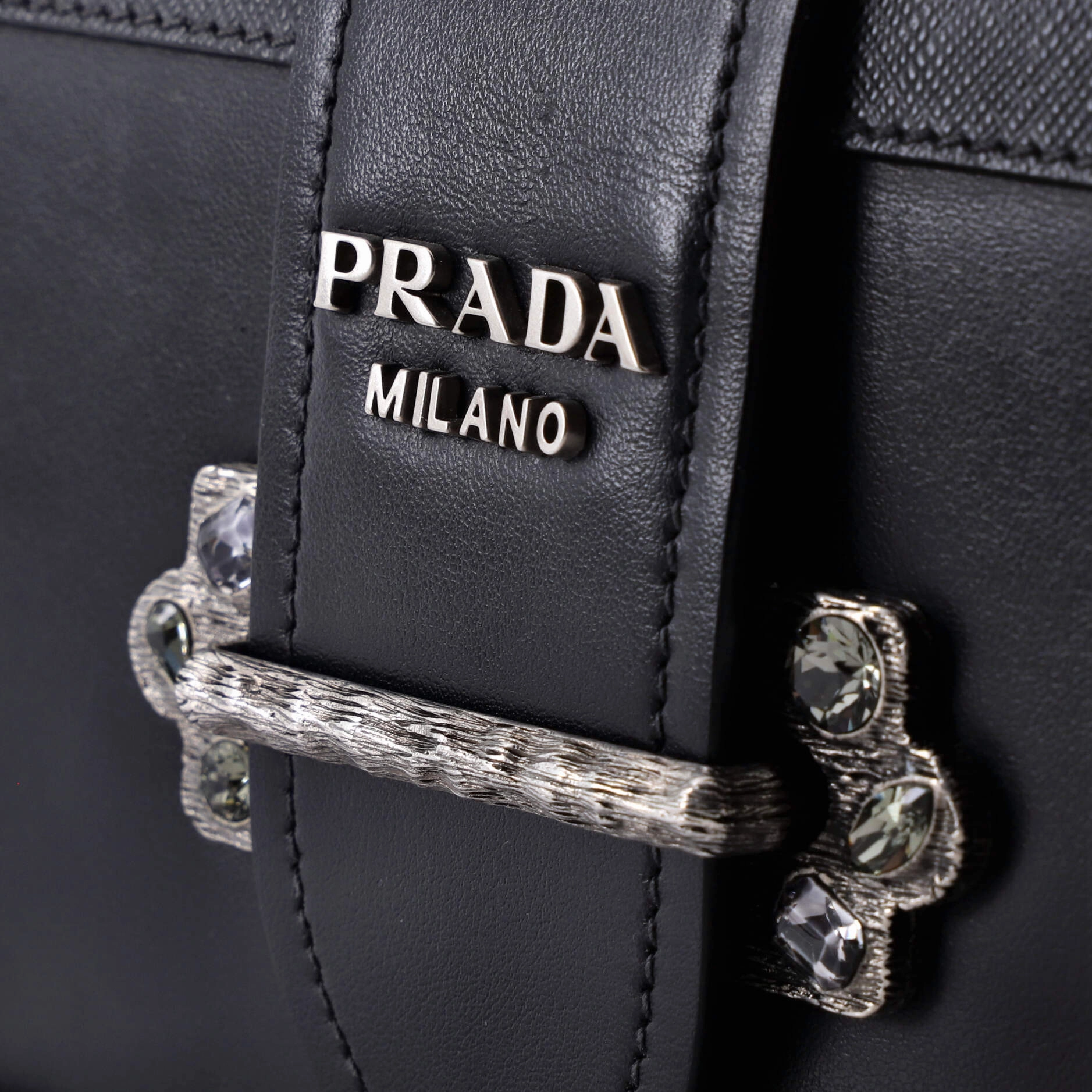Cahier Chain Crossbody Bag City Calf and Saffiano Small