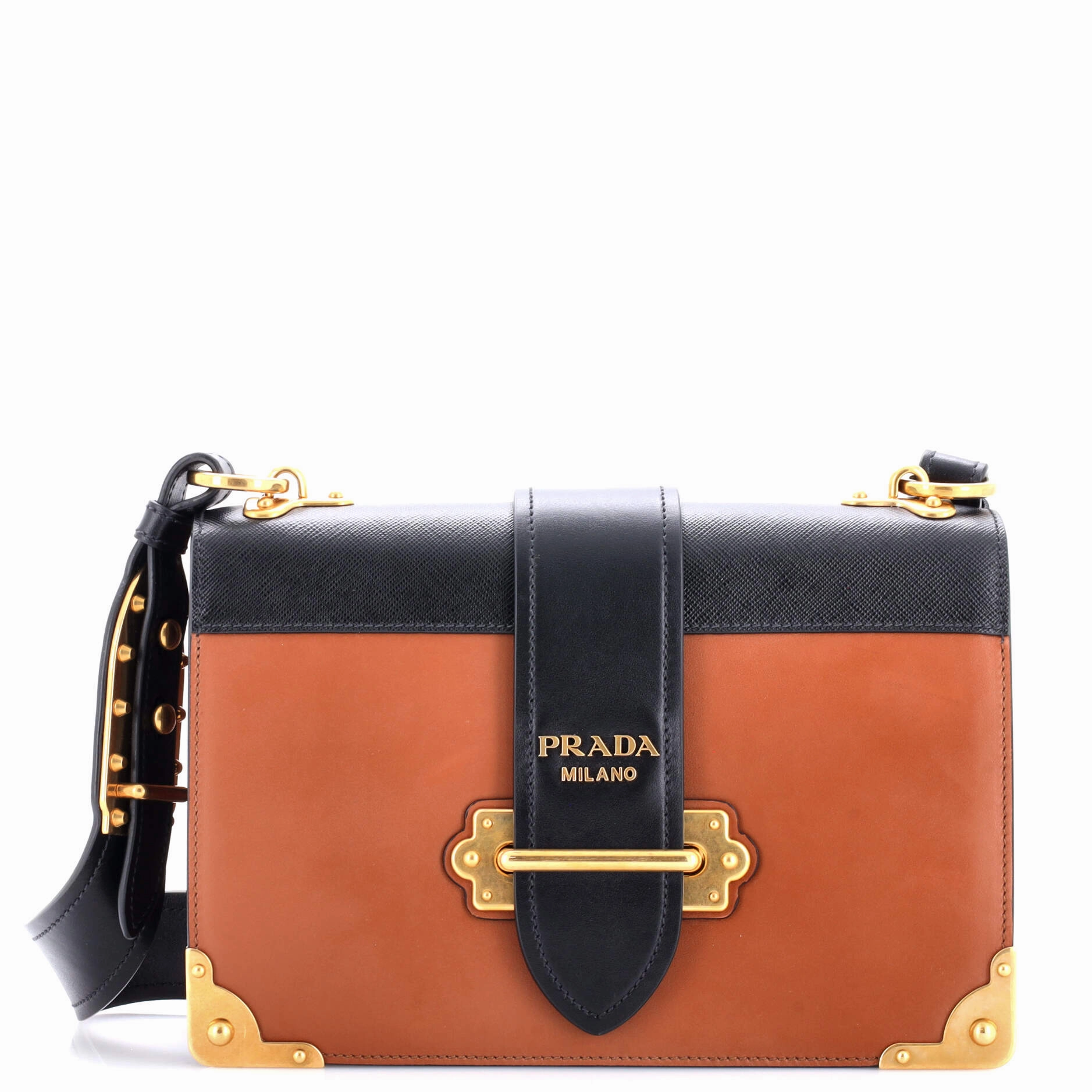 Cahier Crossbody Bag City Calf and Saffiano Large