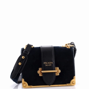 Cahier Crossbody Bag Velvet Small