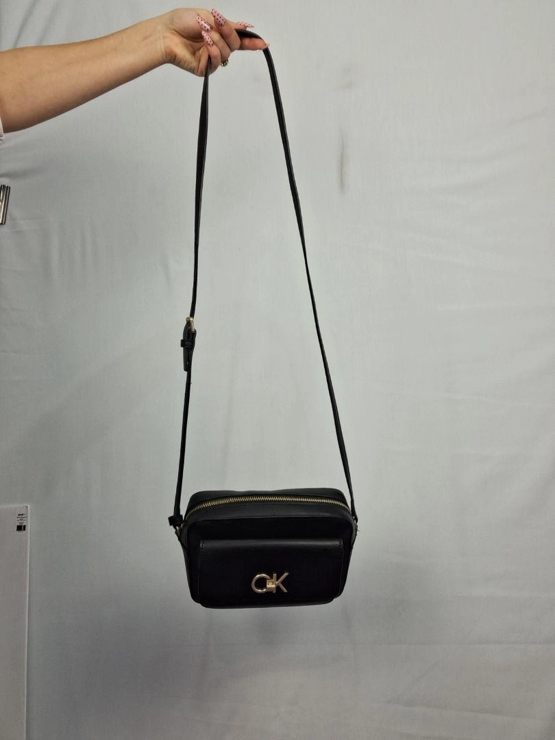 Calvin Klein Sleek Black Crossbody Bag