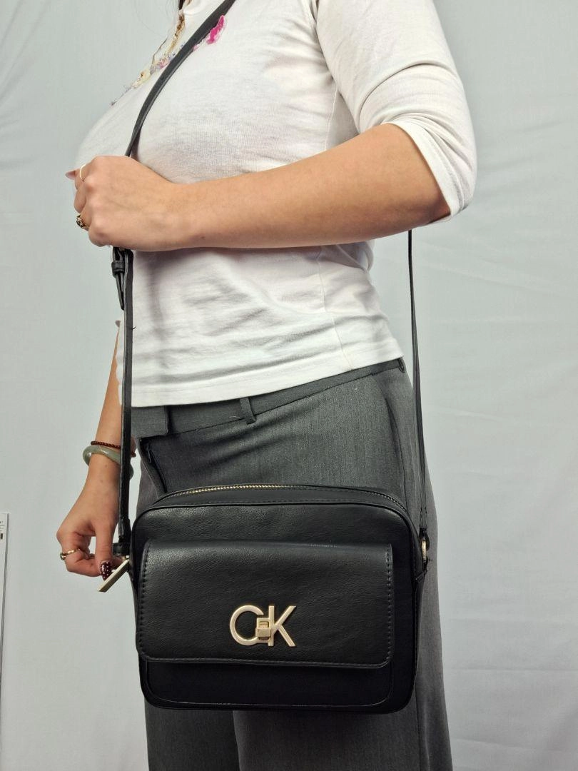 Calvin Klein Sleek Black Crossbody Bag