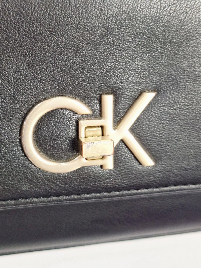 Calvin Klein Sleek Black Crossbody Bag