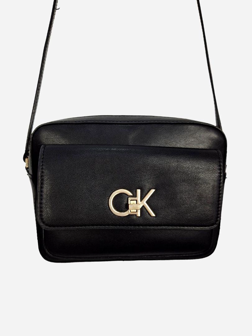 Calvin Klein Sleek Black Crossbody Bag