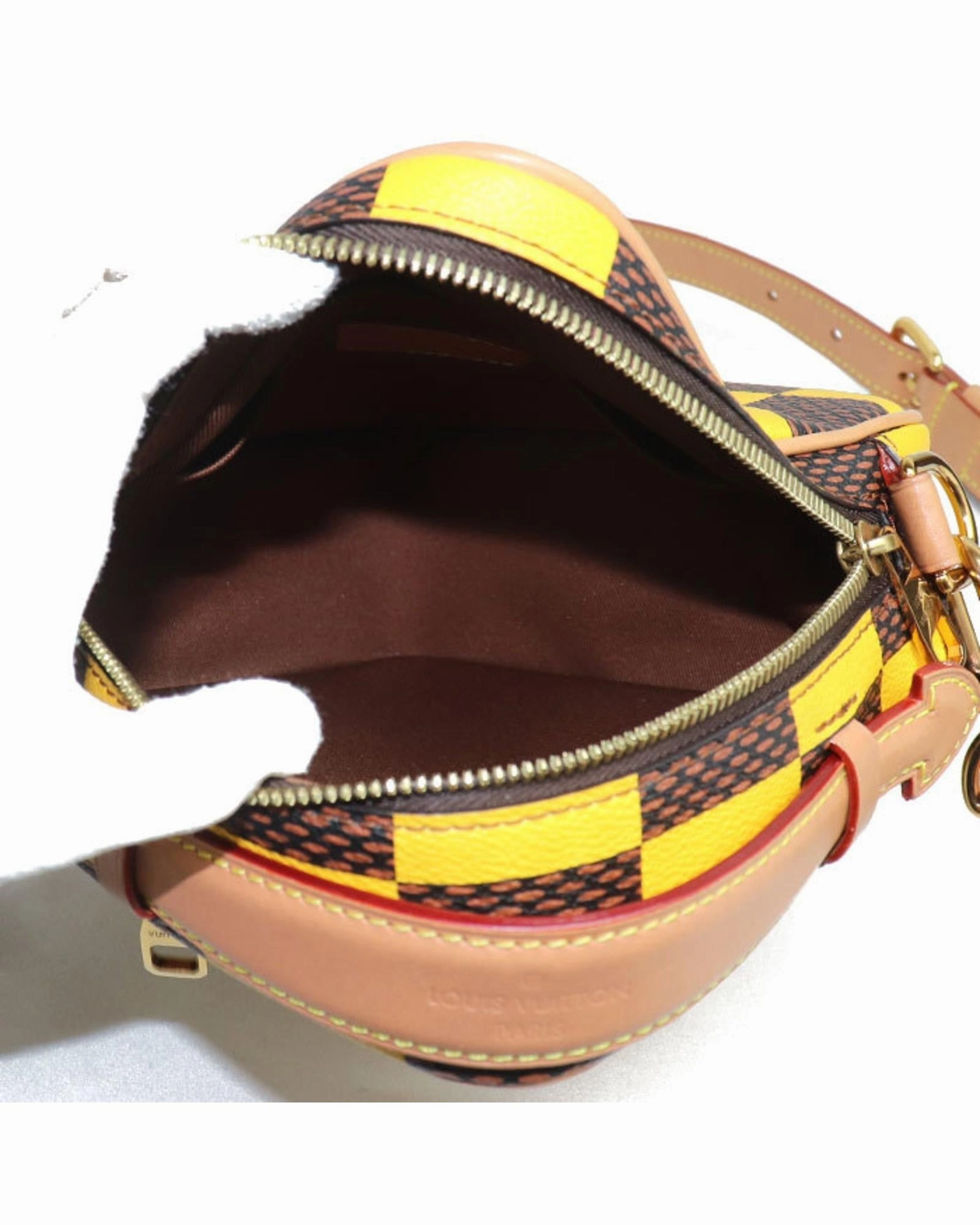 Canvas Chess Bag with Dust Bag and Shoulder Strap