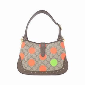 Canvas Jackie Shoulder Bag with Dust Bag and Shoulder Strap