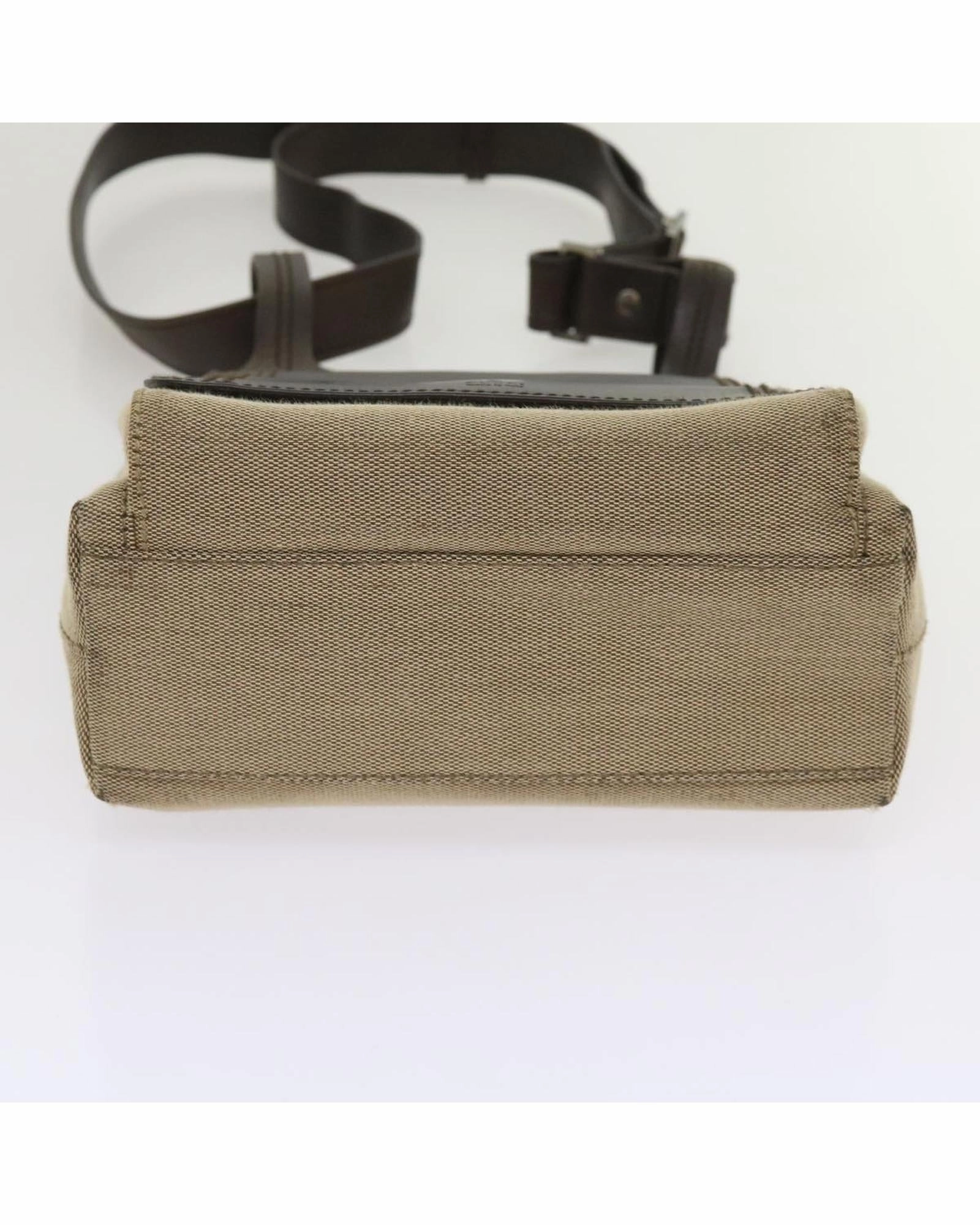 Canvas Leather Crossbody Bag