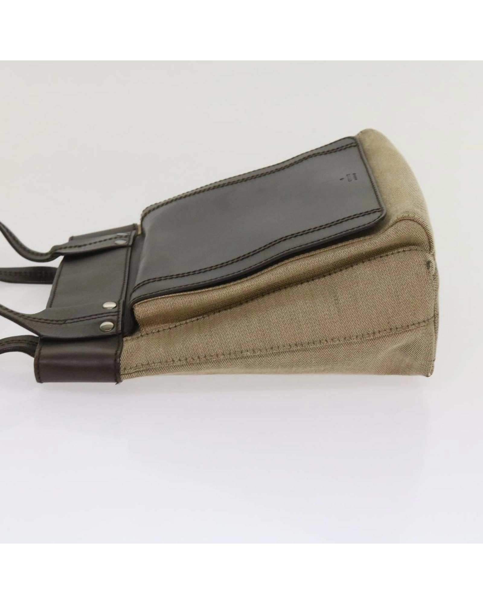 Canvas Leather Crossbody Bag