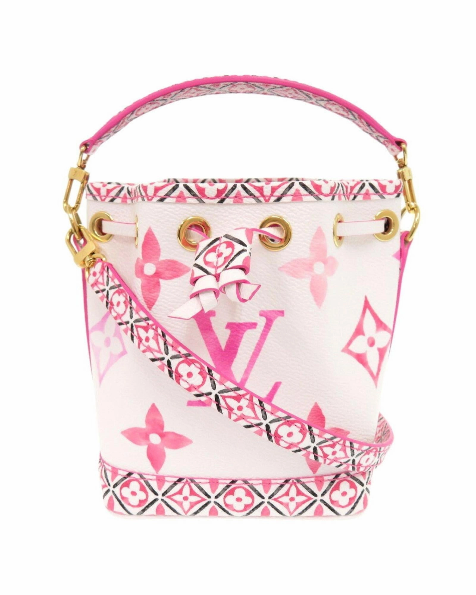 Canvas Nano Noe Bag with Dust Bag and Shoulder Strap
