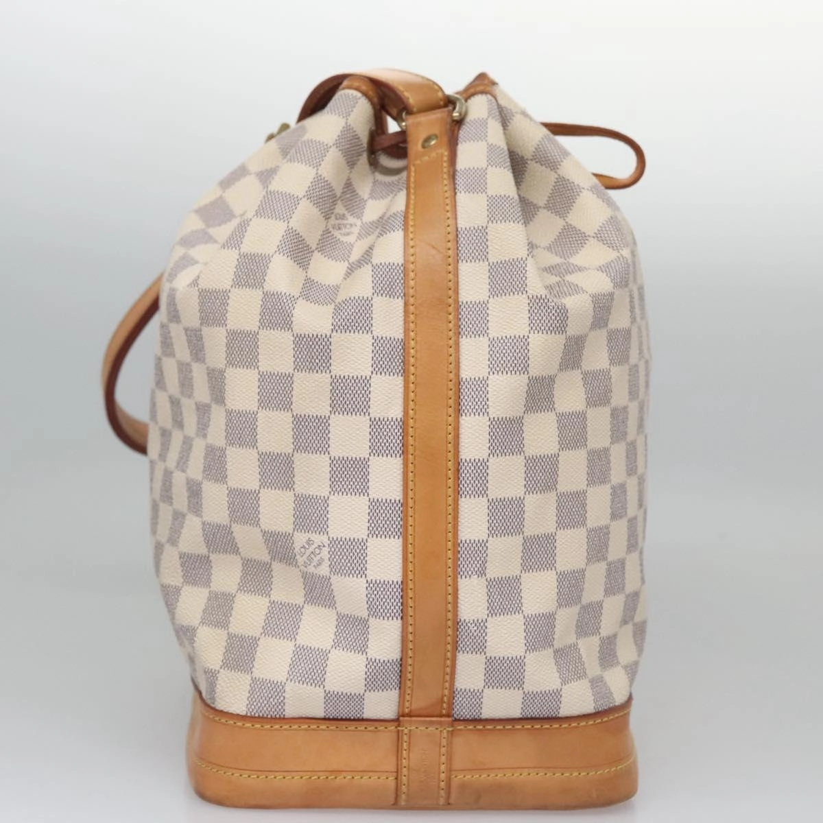 Canvas Shoulder Bag with Adjustable Strap and Vintage Detailing