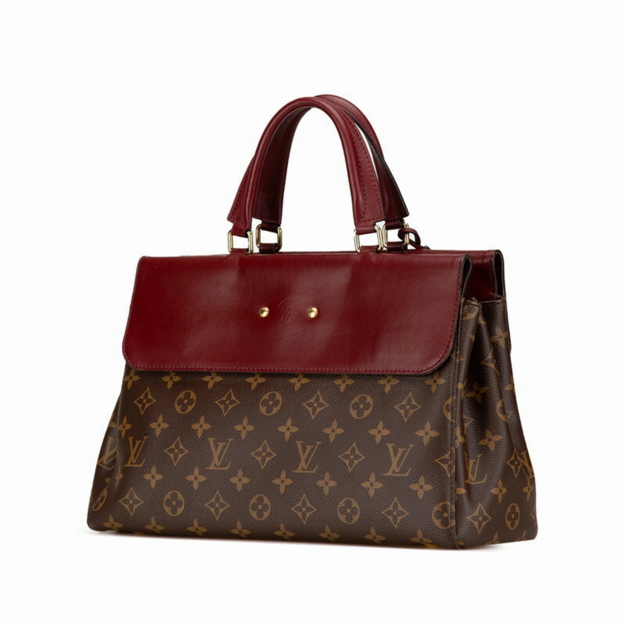 Canvas Shoulder Bag with Clochette and Padlock