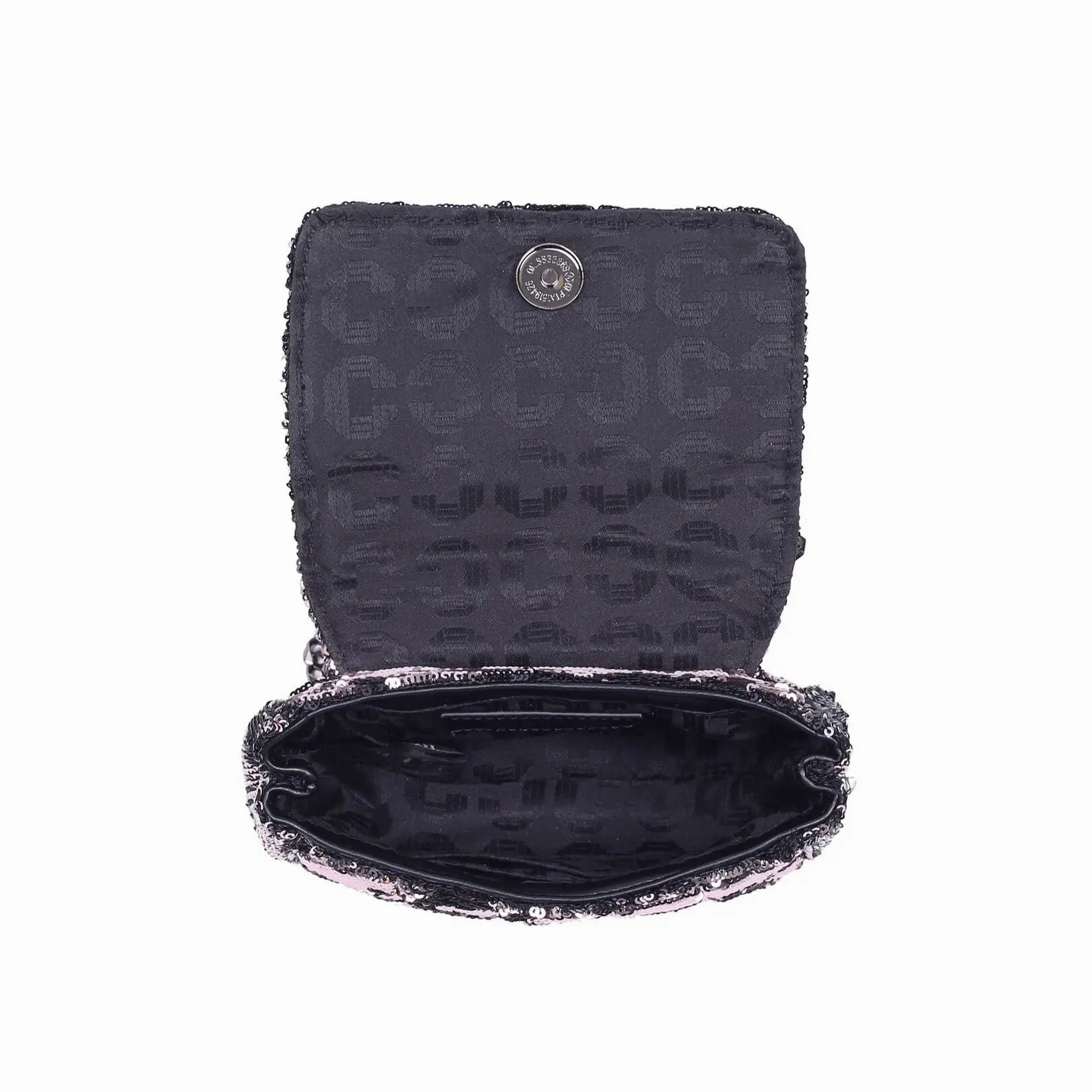 Carvela C Signature Mini Crossbody bag-Gunmetal
