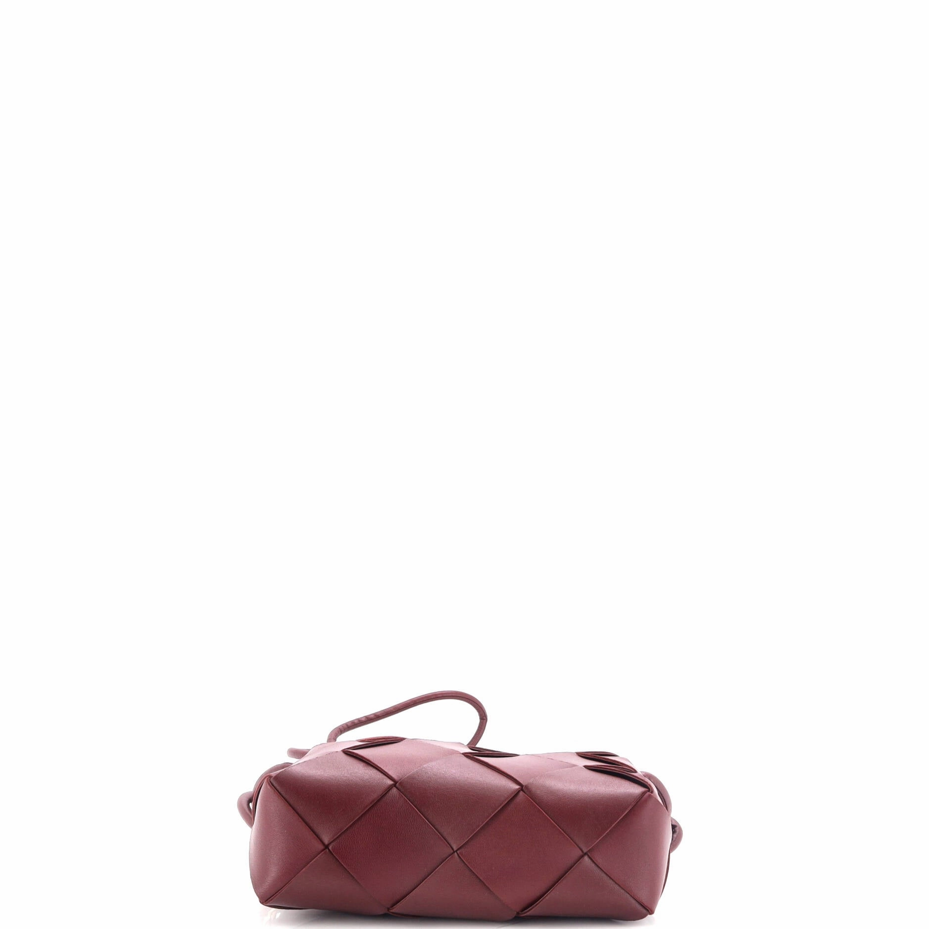 Cassette Camera Crossbody Bag Maxi Intrecciato Leather Small