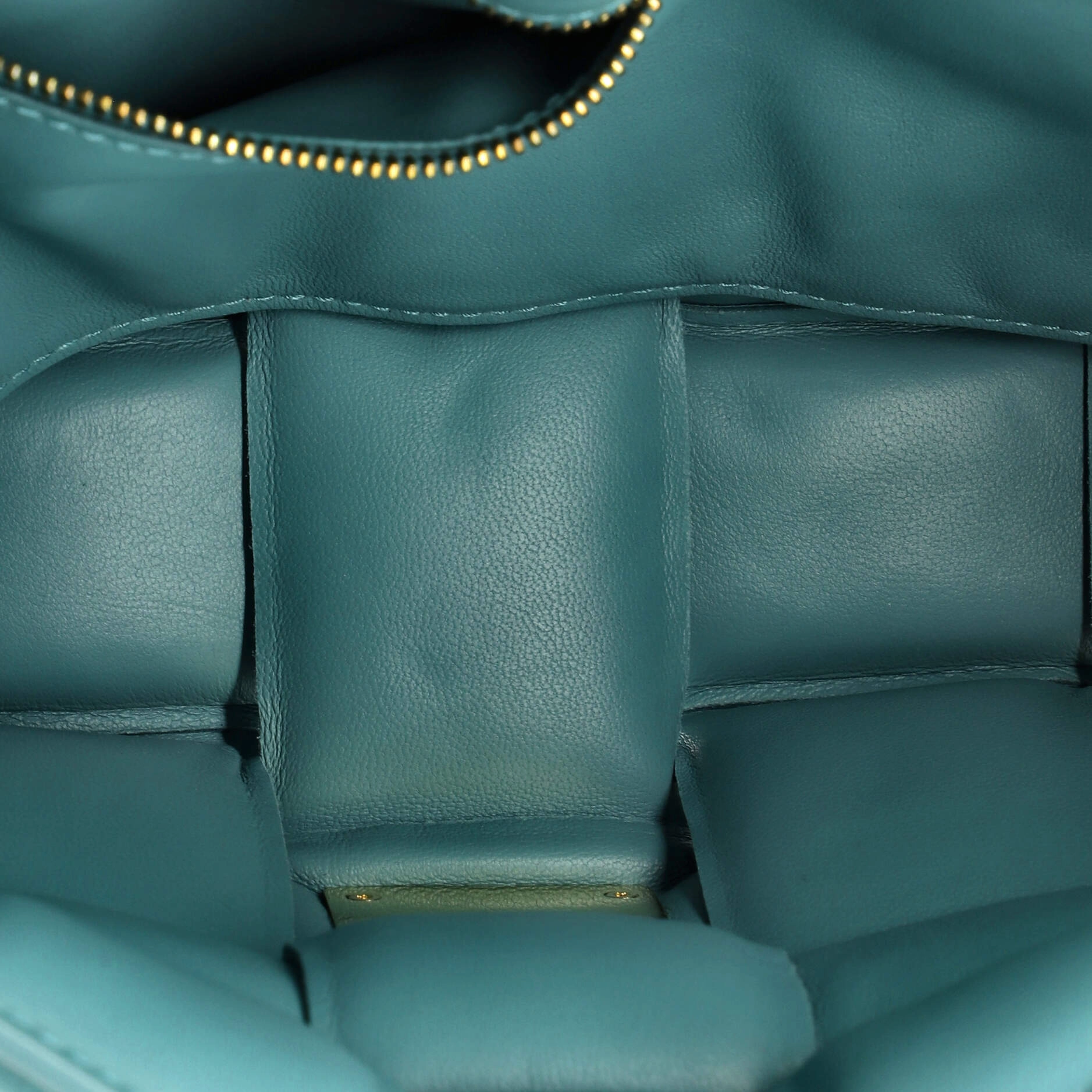 Cassette Chain Crossbody Bag Padded Maxi Intrecciato Leather