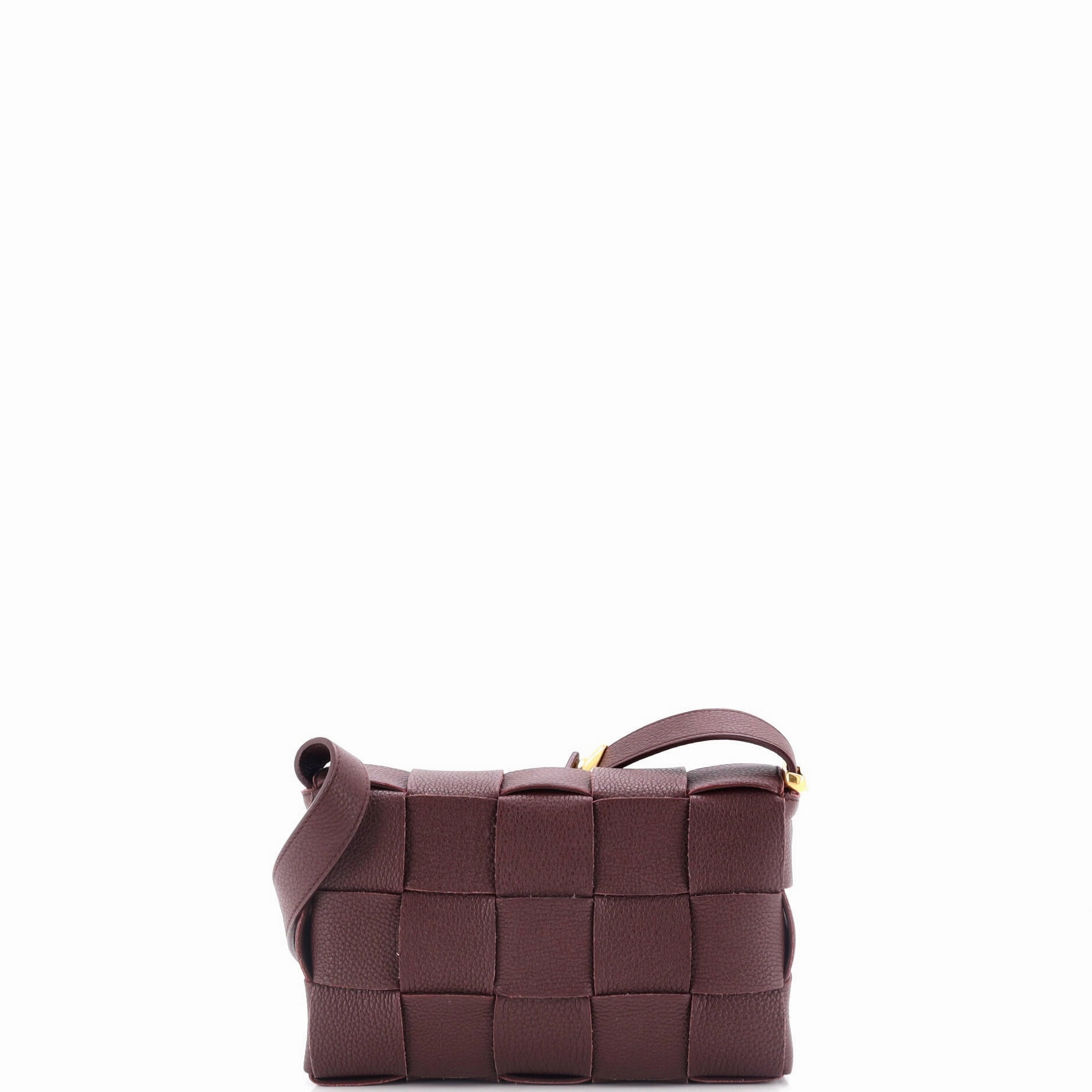 Cassette Crossbody Bag Maxi Intrecciato Grained Leather