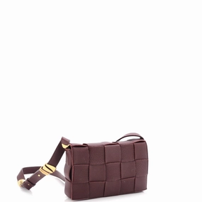 Cassette Crossbody Bag Maxi Intrecciato Grained Leather