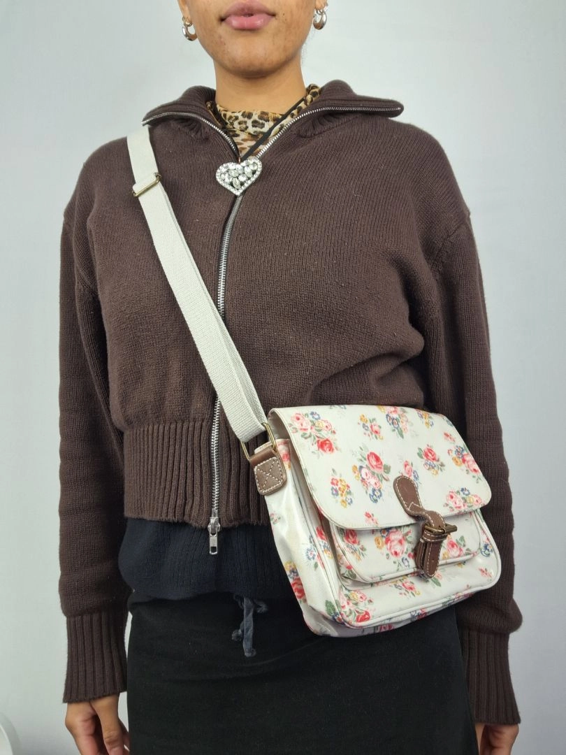 Cath Kidson Vintage Floral Small Messenger Bag