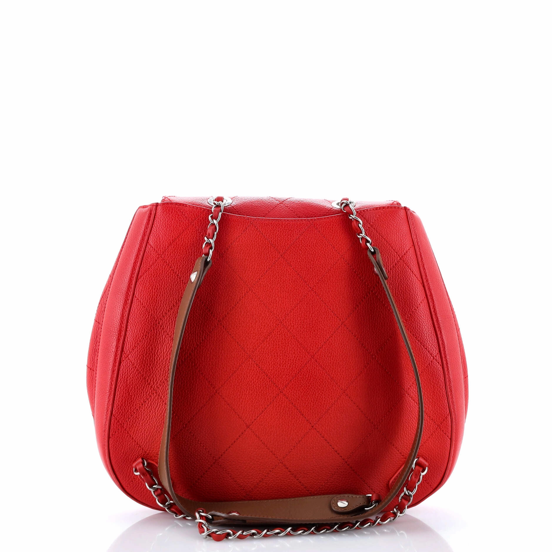 CC Drawstring Backpack Quilted Caviar Medium