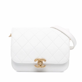 CC Quilted Caviar Flap Crossbody