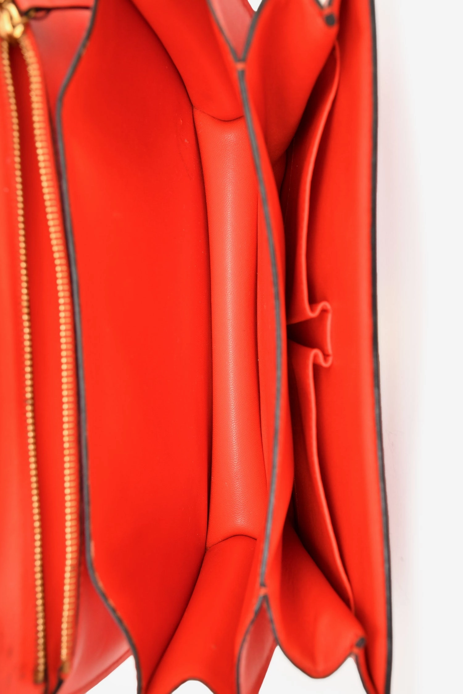 Celine 2012 Red Leather Medium Classic Box Crossbody Bag
