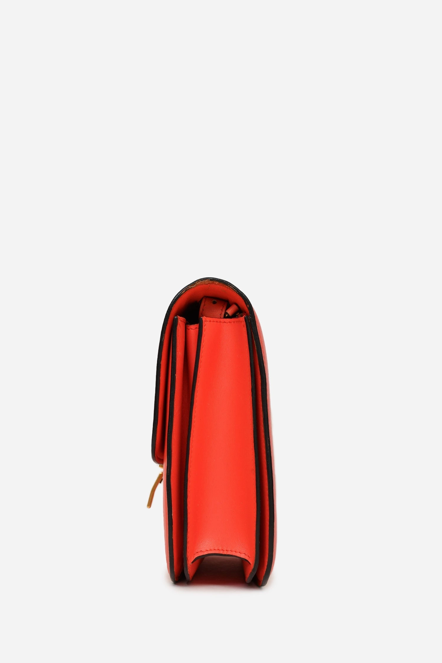 Celine 2012 Red Leather Medium Classic Box Crossbody Bag