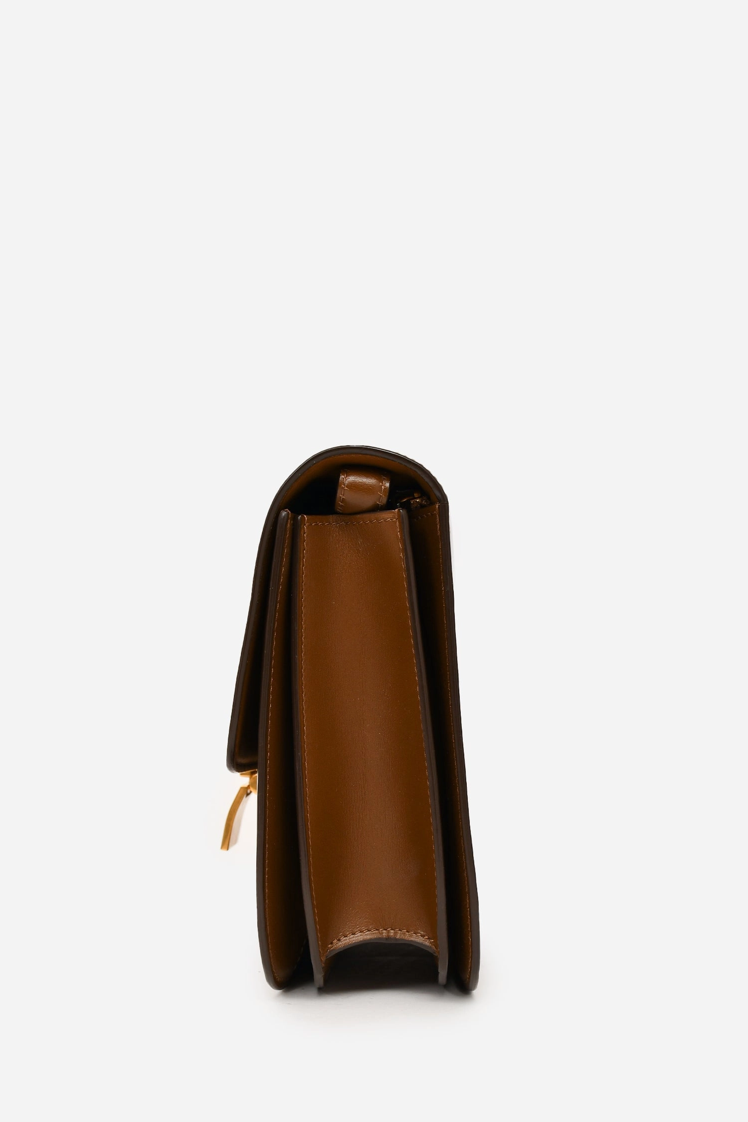 Celine 2016 Brown Leather Medium Box Crossbody