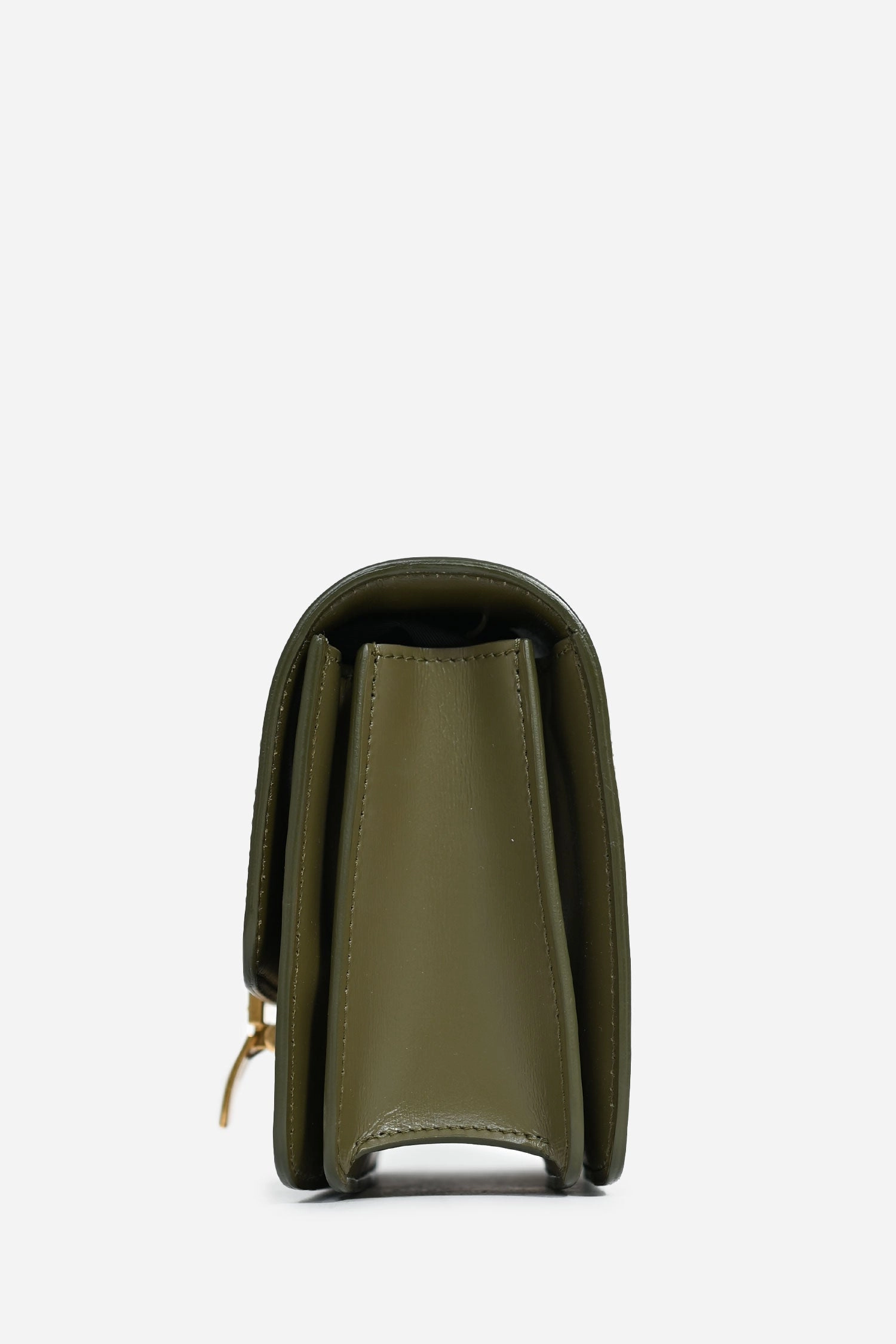 Celine 2019 Green Leather Nano Classic Box Bag with Strap